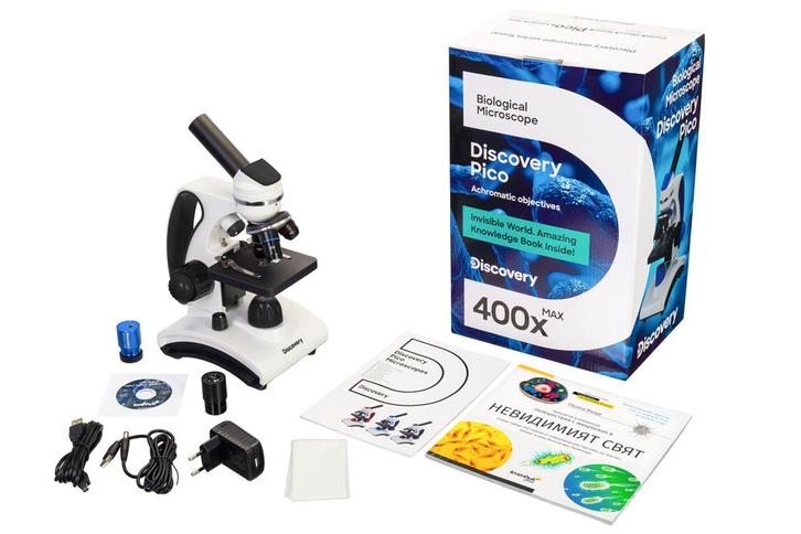 Discovery Pico Polar opzicht en doorzicht microscoop 40-..., Audio, Tv en Foto, Optische apparatuur | Microscopen, Biologische microscoop
