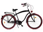 Herenfiets - beach cruiser - 28 - 3 versnellingen - zwar..., Ophalen of Verzenden, Nieuw