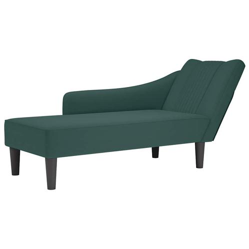 vidaXL Chaise longue met rechterarmleuning fluweel, Huis en Inrichting, Banken | Sofa's en Chaises Longues, Nieuw, Verzenden