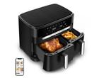 Moulinex Dual Easy Fry XXL EZ9428 - Dubbele Airfryer - 11 L, Verzenden, Zo goed als nieuw