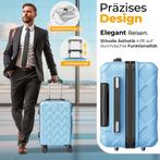 KESSER® Reiskoffer - 55L - Handbagage - ABS - Blauw, Hobby en Vrije tijd, Verzenden, Nieuw