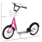Kinderstep Scooter Met Rem, Mand, Verstelbare Hoogte Voor Ki, Verzenden, Nieuw, TRUUSK
