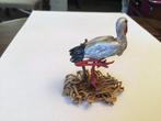 sculptuur, La cigogne - 7 cm - Brons, Antiek en Kunst, Antiek | Keramiek en Aardewerk