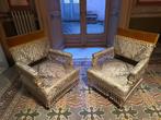 Fauteuil (2) - Damask zijde, Fluweel