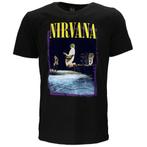 Nirvana Stage Jump T-Shirt - Officiële Merchandise, Verzenden, Nieuw
