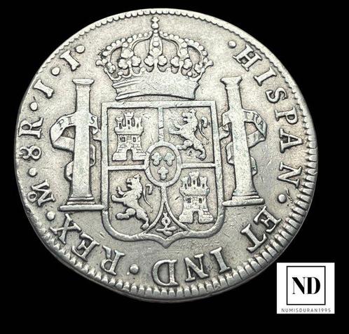 Koninkrijk Spanje. Fernando VII. 8 Reales 1814 -México, Postzegels en Munten, Munten | Europa | Niet-Euromunten