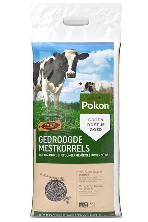 Pokon Gedroogde Mestkorrel 10kg, Tuin en Terras, Aarde en Mest, Ophalen of Verzenden