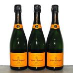 Veuve Clicquot, Réserve Cuvée - Champagne Brut - 3 Flessen, Nieuw