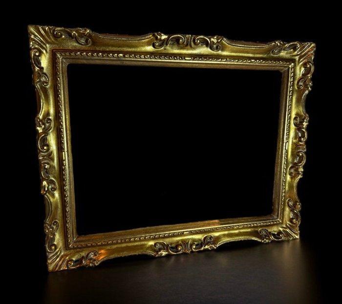 Lijst- Museale, cesellata, verguld hout. - Verguld hout, Antiek en Kunst, Antiek | Overige Antiek