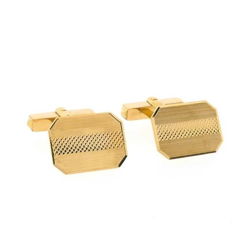 Gouden manchetknopen (mannen sieraad, manchetknoop), Sieraden, Tassen en Uiterlijk, Antieke sieraden, Goud, Ophalen of Verzenden