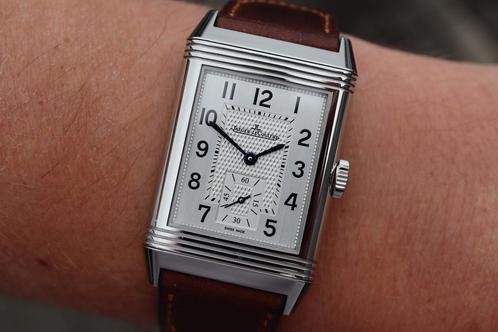 Horloge Jeager-LeCoultre Reverso Classic 04/2023 Full set, Sieraden, Tassen en Uiterlijk, Horloges | Heren, Leer, Zo goed als nieuw