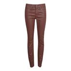 MAC • bruine coated Dream Skinny broek • 34, Kleding | Dames, Bruin, Verzenden, MAC, Nieuw