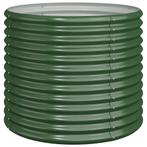 Groene Stalen Plantenbak 80cm - Tweedekansje voor je Tuin, Tuin en Terras, Bloembakken en Plantenbakken, Rond, Nieuw, Ophalen of Verzenden
