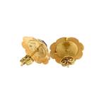 Gouden solitair oorstekers met carneool 14 krt, Ophalen of Verzenden, Nieuw