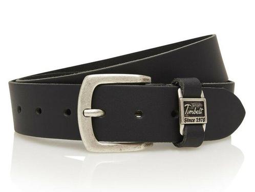 Timbelt 460 - Riem Heren - Riem Dames - Leder - Zwart, Kleding | Heren, Riemen en Ceinturen, Verzenden