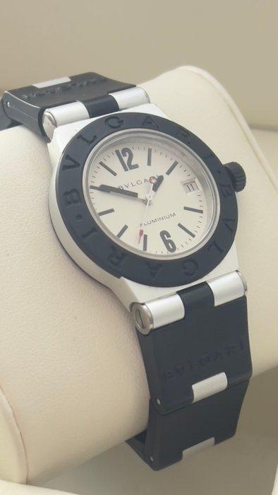Bvlgari - Diagono - Zonder Minimumprijs - Aluminium AL 32 TA, Sieraden, Tassen en Uiterlijk, Horloges | Heren