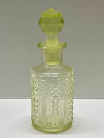 Verreries de Scailmont - Parfumfles - Uraniumglas - ART DECO, Antiek en Kunst, Antiek | Glas en Kristal