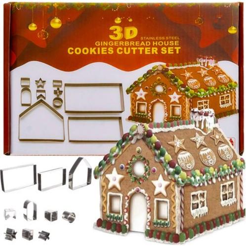 Ruhhy 10-delige Koekjesuitsteekset - Maak je Eigen Ginger..., Diversen, Kerst, Nieuw, Ophalen of Verzenden