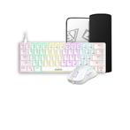 RGB Gaming Desktop Combo Wit - Mechanical Keyboard+Muis+M..., Nieuw, Ophalen of Verzenden