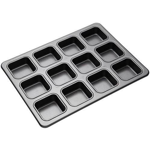 Kitchen Craft Brownie bakvorm 12 stuks, Hobby en Vrije tijd, Taarten en Cupcakes maken, Nieuw, Verzenden