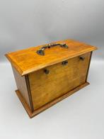 schitterende decoratieve postvakje kist - Kist - Hout, Antiek en Kunst, Curiosa en Brocante