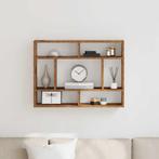 vidaXL Wandschap 75x16x55 cm bewerkt hout oud houtkleurig, Huis en Inrichting, Woonaccessoires | Wandplanken en Boekenplanken