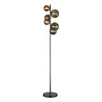 Vloerlamp RIHA Metaal 155.0cm matt zwart G9 6-Lichts, Huis en Inrichting, Lampen | Vloerlampen, Nieuw, Ophalen of Verzenden, Metaal