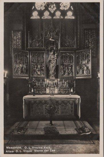 MAASTRICHT O. L. Vrouwe Kerk, Altaar Sterre der Zee, Verzamelen, Ansichtkaarten | Nederland, Verzenden