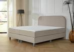 ACTIE! Boxspring Athene 140 200 Beige, Verzenden, Beige, Nieuw, 140 cm