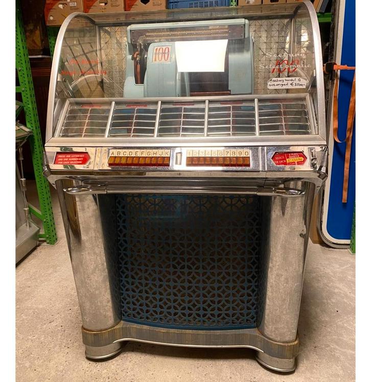 Seeburg G Jukebox - 1953 - 100 Select - Origineel, Verzamelen, Automaten | Jukeboxen, Ophalen