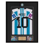 Gesigneerd shirt Messi – Argentinië – WK 2022, Ophalen of Verzenden, Nieuw