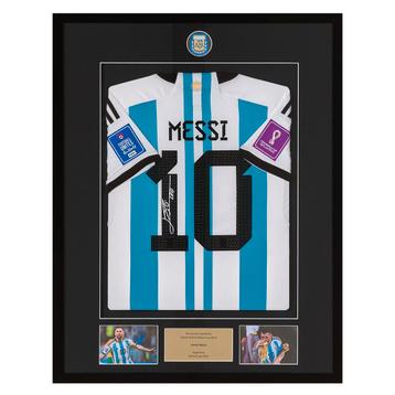 Gesigneerd shirt Messi – Argentinië – WK 2022 beschikbaar voor biedingen