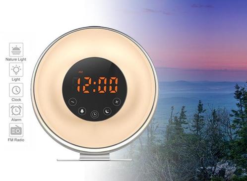 Sunrise Wake Up Light wekkerradio 6639F - Word wakker met de, Witgoed en Apparatuur, Wekkers, Nieuw, Verzenden