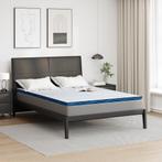 vidaXL Matraspads Wit en Blauw 140 x 200 cm, Verzenden, Nieuw, Wit