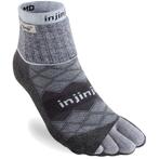 Injinji Liner + Runner Mini-Crew teensokken  Lichtgrijs - Da, Verzenden, Nieuw, Kleding