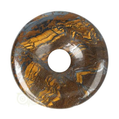 Tiger Iron Donut No. 7 - Ø 4 cm, Sieraden, Tassen en Uiterlijk, Edelstenen, Nieuw, Verzenden