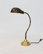 Tafellamp - Messing - Zwanenhals schelp
