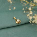 Gouden hanger met parel | Vintage (pearl, kettinghanger), Overige merken, Goud, Gebruikt, Ophalen of Verzenden
