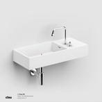 Wastafel Clou Wash Me 75x32x12 cm Solid Surface (Rechts), Ophalen of Verzenden, Nieuw, Overige typen