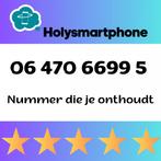 Mooi & makkelijk telefoon nummer kopen? 06 470 6699 5, Telecommunicatie, Prepaidkaarten en Simkaarten, Nieuw, Ophalen of Verzenden