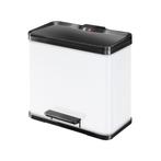 Hailo Öko Trio Plus 3x 9 ltr - Wit/Zwart, Huis en Inrichting, Woonaccessoires | Prullenbakken, Verzenden, Nieuw