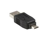USB Koppelstuk USB - USB Micro - Zwart, Ophalen of Verzenden, Nieuw