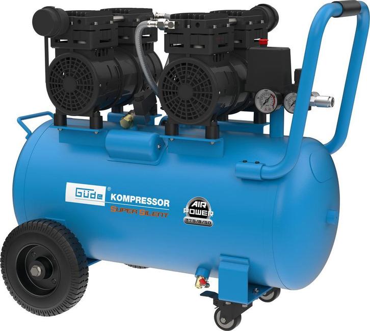 Fluisterstille compressor Güde 275/8/50 Silent, Doe-het-zelf en Verbouw, Compressors, Nieuw, Verzenden