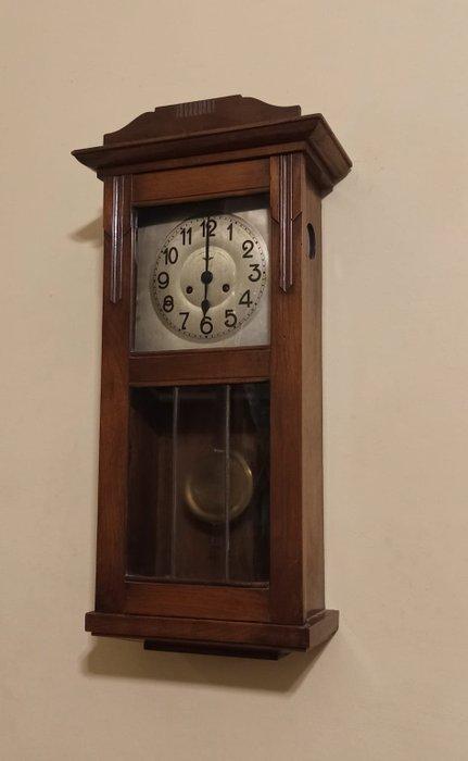 Regulateur wandklok - Hout, Messing - 1930-1940, Antiek en Kunst, Antiek | Klokken