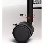 Ruhhy Mobiel Opbergrek - IJzeren Rek met Haken - Stijlvol..., Huis en Inrichting, Ophalen of Verzenden, Nieuw