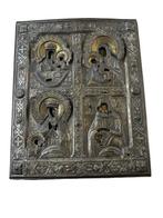 Icoon - Vierveldenicoon - Hout, Metaal, Antiek en Kunst
