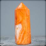 Prachtige carneool met druze Obelisk- 574.65 g