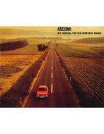 1972 OPEL ASCONA A BROCHURE NEDERLANDS, Nieuw, Opel, Author