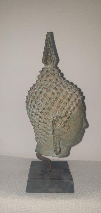 Bronzen Boeddhahoofd - Thailand (Zonder Minimumprijs), Antiek en Kunst, Kunst | Niet-Westerse kunst