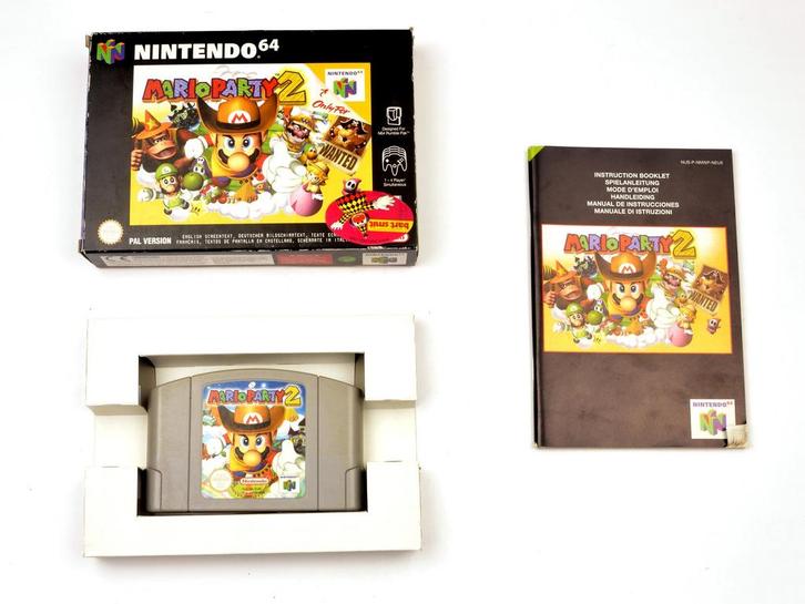 Mario Party 2 [Nintendo 64], Spelcomputers en Games, Games | Nintendo 64, Zo goed als nieuw, Ophalen of Verzenden